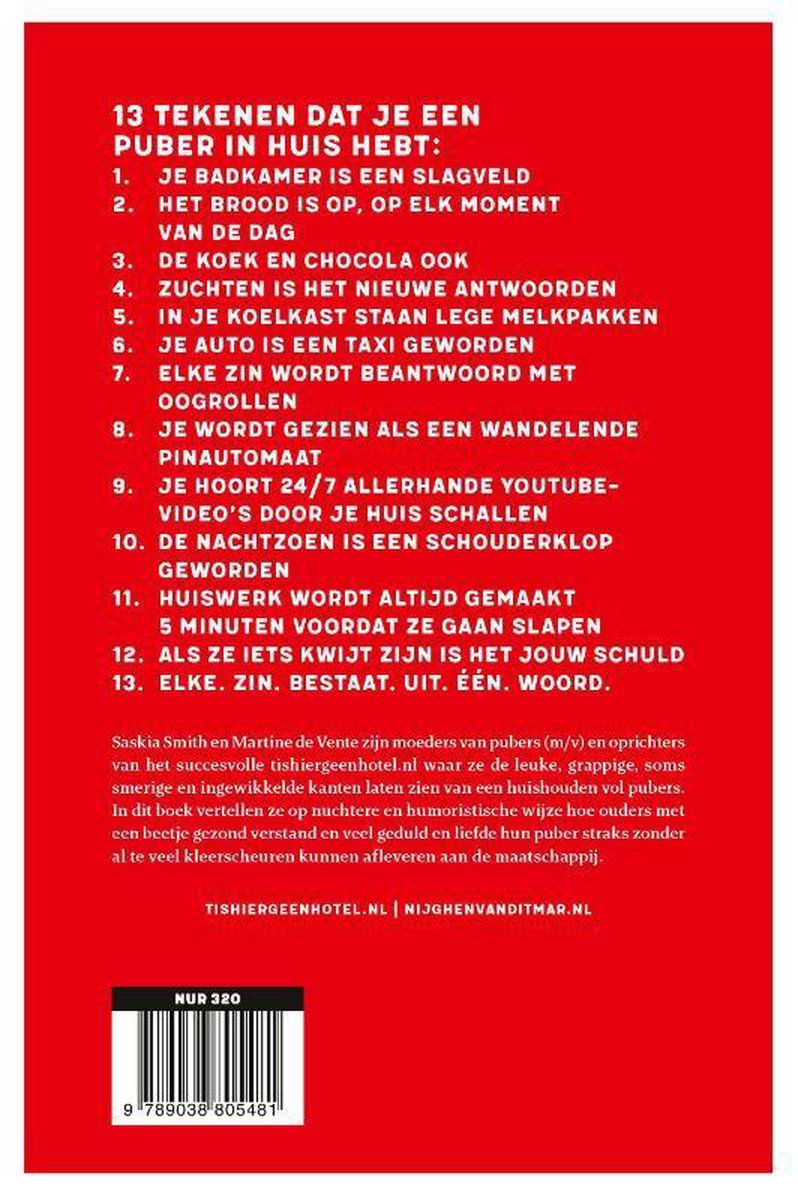 Tis hier geen hotel - back cover