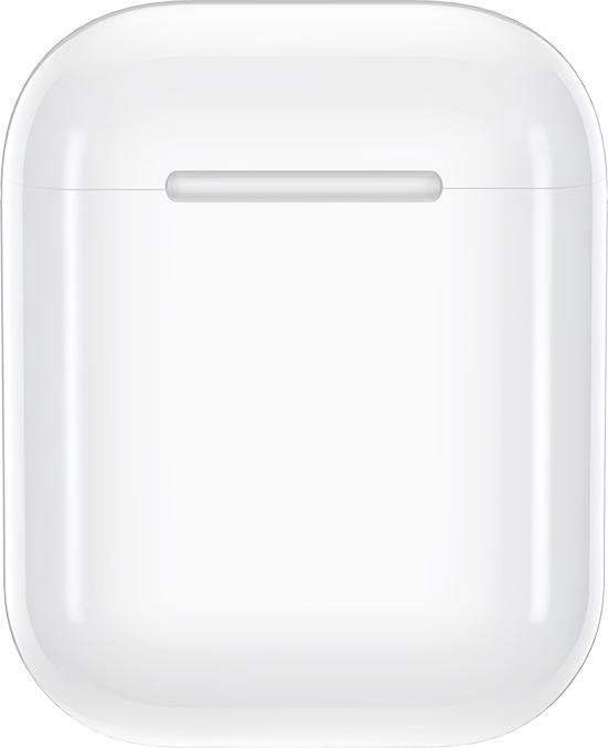 onszelf Melbourne mobiel Hoco - Plastic Hard Case Wireless / Draadloze Oplaad Hoesje voor Apple  AirPods 1 / 2 - Wit | bol.com