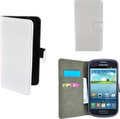Samsung Galaxy S4 i9500 Wallet Bookcase hoesje Wit