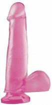 Pipedream Basix Rubber Works realistische dildo Suction CupDong roze - 7,5 inch