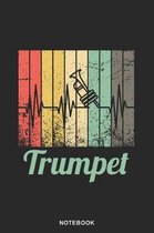 Trumpet Instrument Art Graphic Notebook