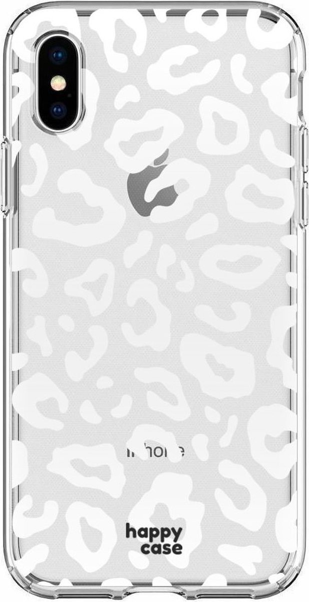 HappyCase Apple iPhone XS Flexibel TPU Hoesje Luipaard Print