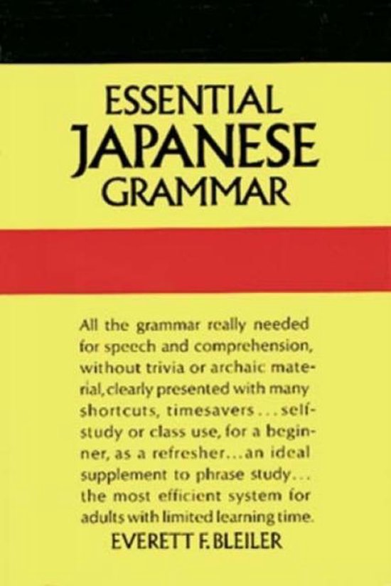 Essential Japanese Grammar - cover