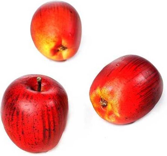 Astrolabium Thermisch houten Namaak rode appeltjes - kleine kunststof appel - decoratie appel - per 3  stuks -... | bol.com