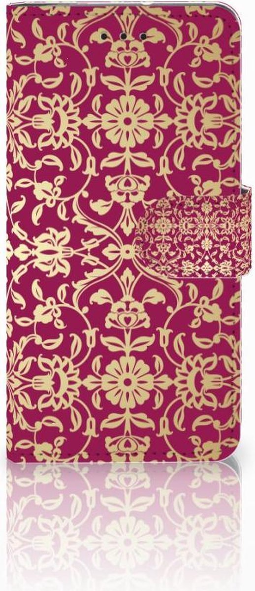 Wallet Case Motorola Moto G7 Play Barok Pink