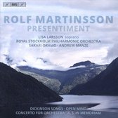 Lisa Larsson, Royal Stockholm Philharmonic Orchestra, Sakari Oramo - Martinsson: Presentiment (Orchestral Works) (Super Audio CD)