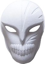 Halloween - Papier mache masker Halloween spook/spoken/geesten 24 x 18 cm - Grimeer maskers - Hobby artikelen