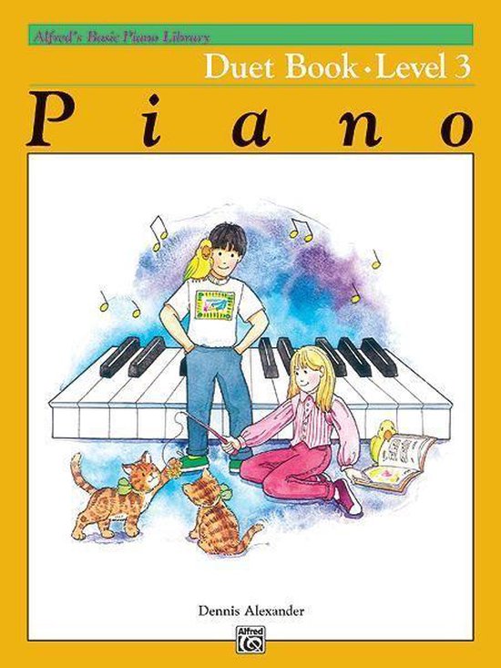 Alfred's Basic Piano Library, Duet Book, Level 3 - cover