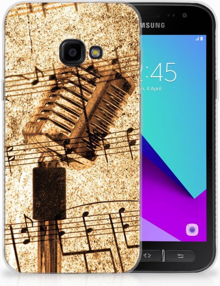 Back Cover voor Samsung Galaxy Xcover 4 | Xcover 4s Siliconen Hoesje met foto Bladmuziek