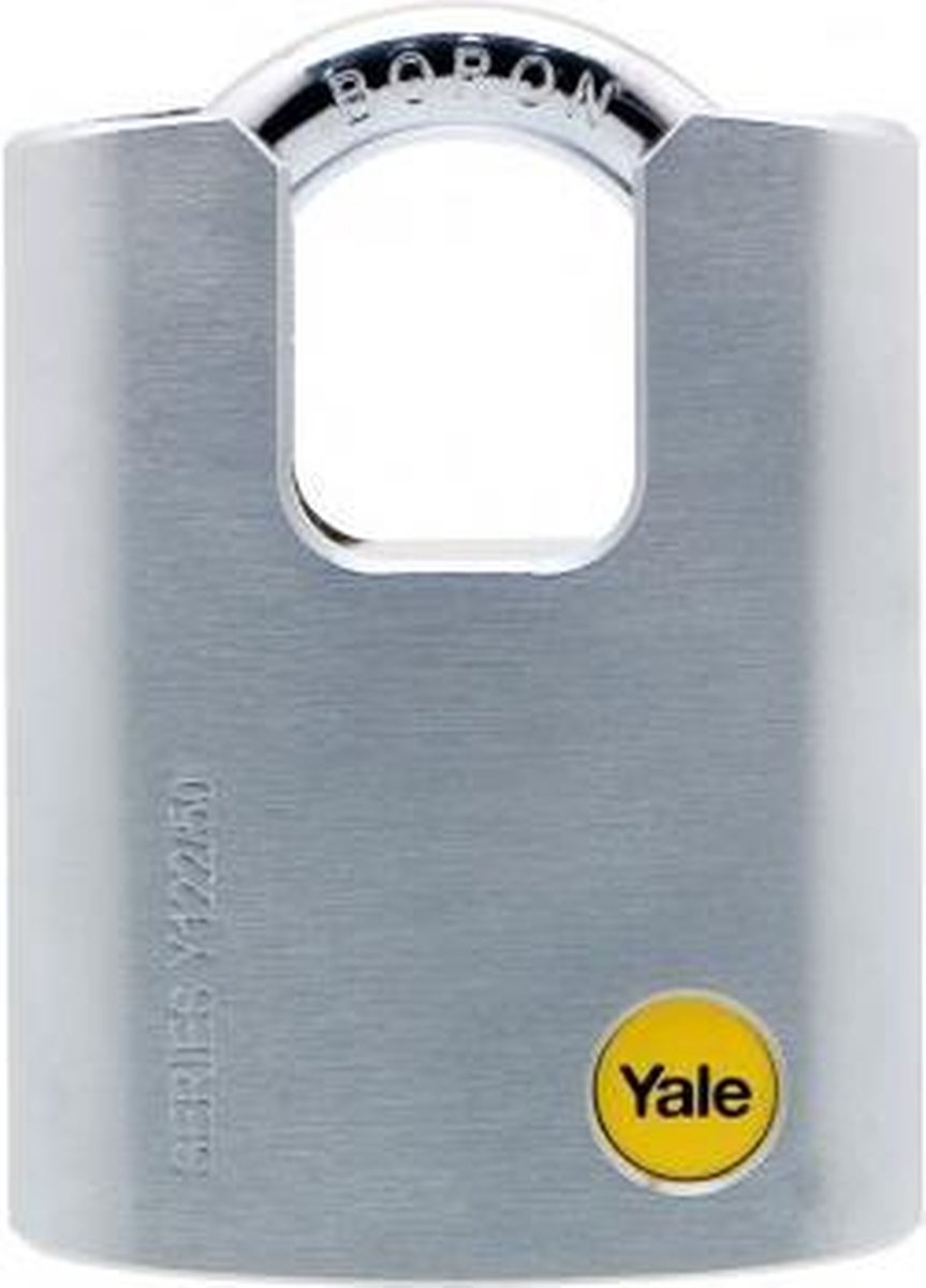 Yale - Hangslot - Chroom - Beschermde Beugel - Y122/50 - Rating 5 - Yale