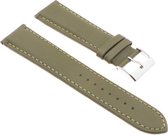 Leren Groen Horlogeband - 22mm - Quick Release