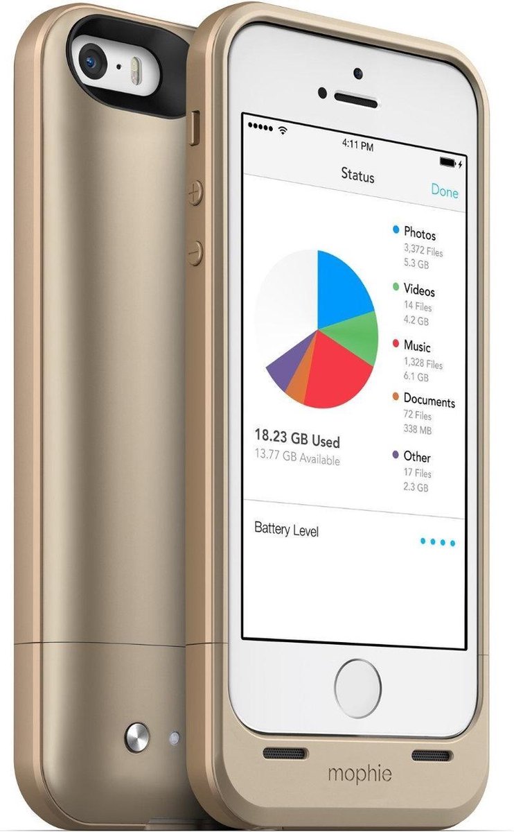 Mophie Space Pack 32GB iPhone 5/5S - Gold