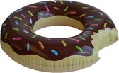 Opblaasbare Donut Zwemring Choco - Ø90cm - Blue Wave
