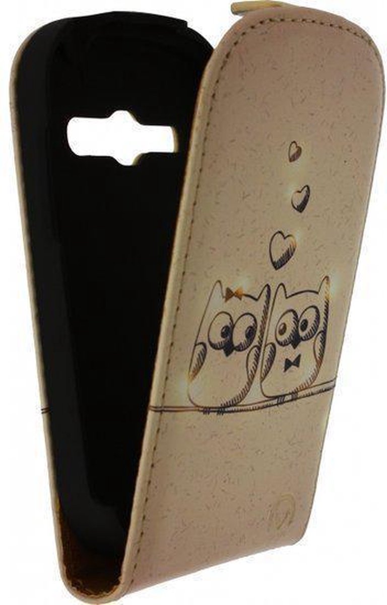 Mobilize Ultra Slim Flip Case Samsung Galaxy Fame S6810 Owls