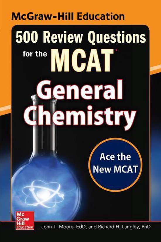 McGraw-Hill Education 500 Review Questions for the MCAT: Gen ... - cover