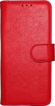 Samsung Galaxy A50 & A30s Hoesje - Hoge Kwaliteit Portemonnee Book Case - Rood