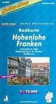 Bikeline Radkarte Deutschland Hohenlohe - Franken 1 : 75 000