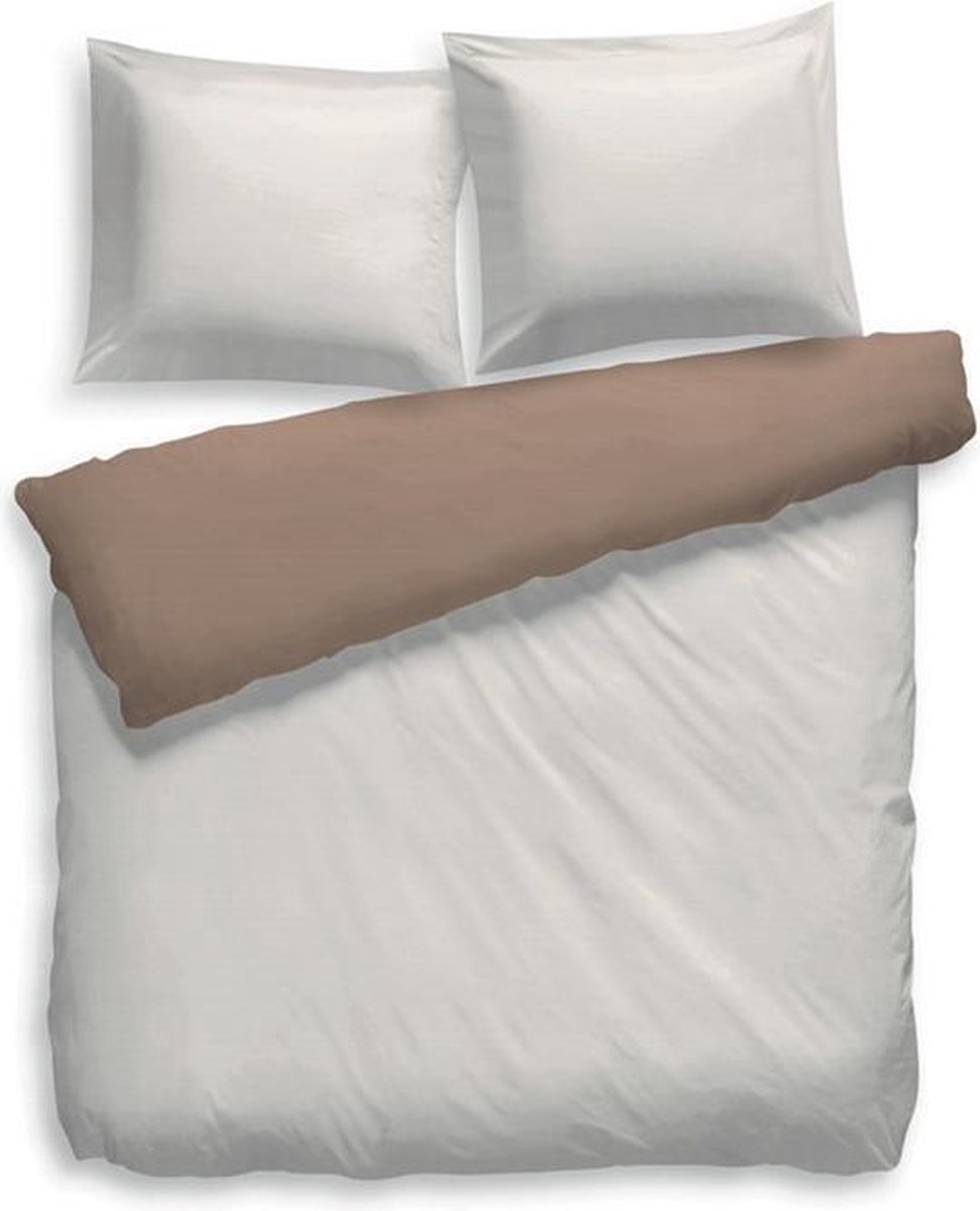 Face2Face Preston Dekbedovertrek - Tweepersoons - 200x200 cm - Sand/Taupe