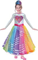 Barbie Verkleedjurk Rainbow Magic Deluxe Maat 98 met grote korting
