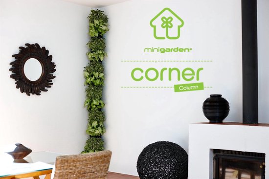 vertrouwen Voorwoord omringen Minigarden® Corner Column - Basis Set Hoek voor verticale tuin - geschikt  voor max. 8... | bol.com