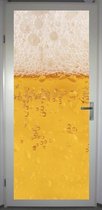 Deurposter 'Bier 1' - deursticker 75x195 cm