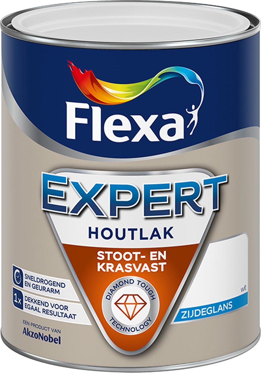 Flexa Expert Lak Zijdeglans - Staalblauw - 0,75 liter