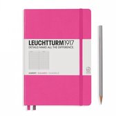 Leuchtturm1917 Notitieboek Roze - Medium - Geruit