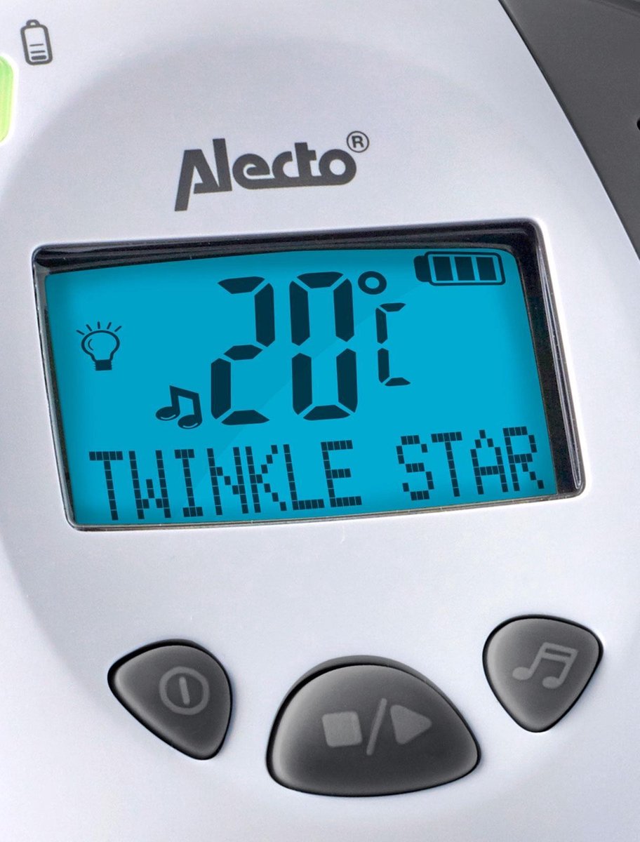 Afbeelding 3 van Alecto DBX-88 LIMITED - Full Eco DECT Babyfoon met Display - Antraciet