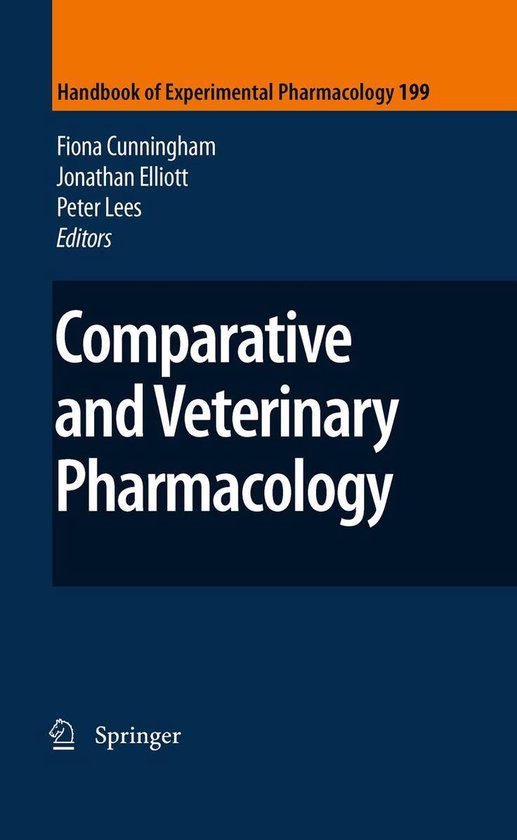 Handbook of Experimental Pharmacology 199 - Comparative and  ... - cover