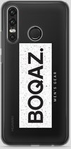 BOQAZ. Huawei P30 Lite hoesje - Labelized Collection - Grunge print BOQAZ