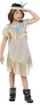 Limit - Indiaan Kostuum - Indiaan Gouden Horizon - Meisje - goud - Maat 146 - Carnavalskleding - Verkleedkleding