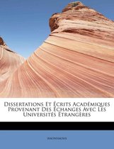 Dissertations Et Crits Acad Miques Provenant Des Changes Avec Les Universit S Trang Res