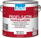 Herbol Profi Satin Zijdeglans Wit - 2,5 Liter