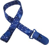 Speenkoord - speenketting sterren (blauw)