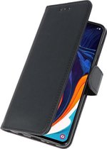 Samsung Galaxy A60 Wallet Case Hoesje Zwart