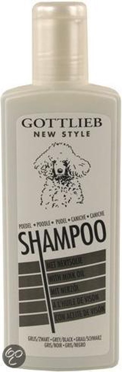 Gottlieb Poedelshampoo - Hond - Grijs/Zwart - 300ml
