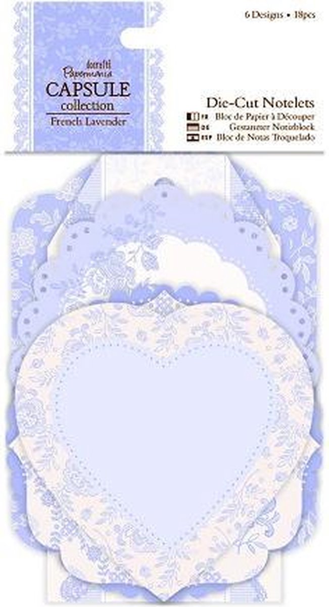 Die-cut Notelets (18pcs) - Capsule Collection - French Lavender