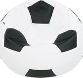Loungiez Zitbal Voetbal Groot - Zwart-Wit
