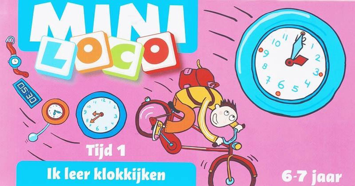 Mini Loco Tijd 1 ik leer klokkijken, Onbekend | 9789001588960 | Boeken