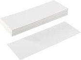 Papierstroken voor C-profiel, beschrijfbaar, wit, 100 stuks 500 x 47 mm