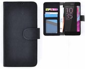 Wallet Bookcase Telefoonhoesje Sony Xperia XZs - Zwart