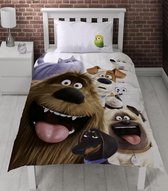 The Secret Life of Pets Animals - Dekbedovertrek - Eenpersoons - 135 x 200 cm - Multi