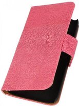 Devil Booktype Wallet Case Hoesjes voor Galaxy Express 2 G3815 Roze