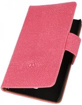 Devil Booktype Wallet Case Hoesjes voor Nokia Lumia 625 Roze