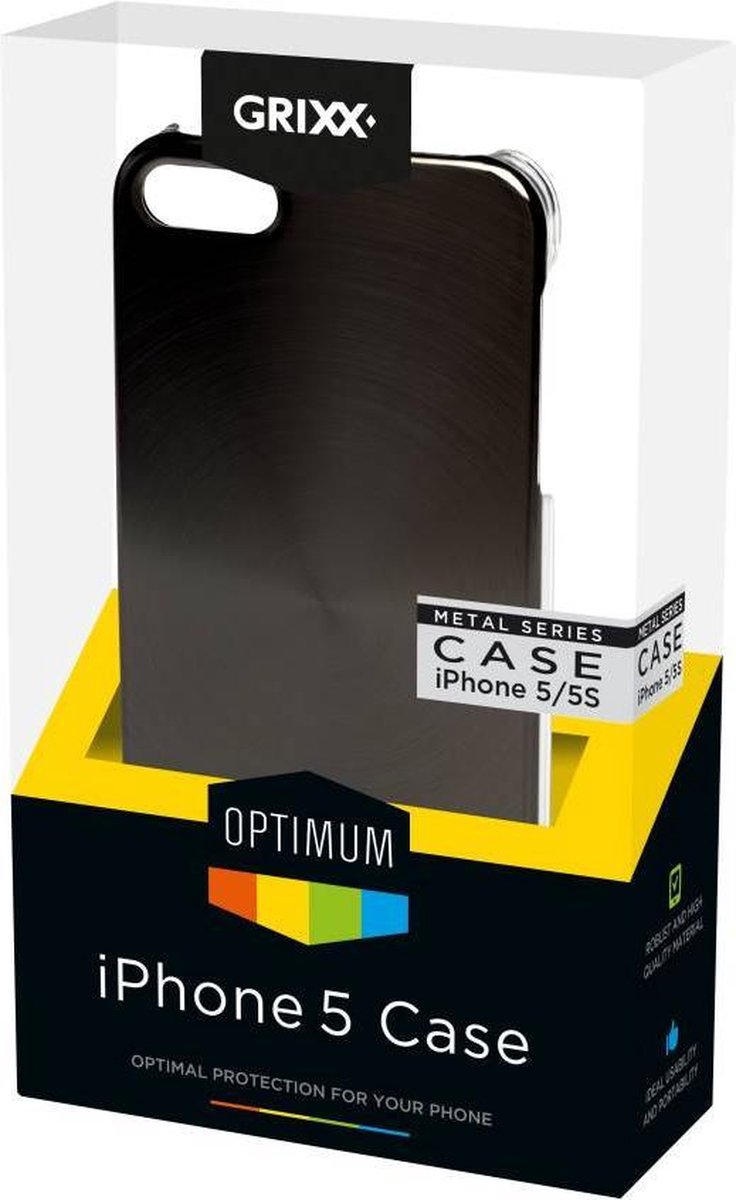 GRIXX Optimum Case iPhone 5 Metal-look
