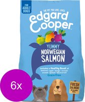 Edgard & Cooper Verse Noorse Zalm Brok - Voor volwassen honden - Hondenvoer - 6 x 700g