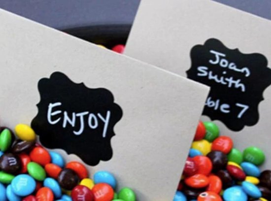 Zelfklevende Keuken Labels - 40 Stuks