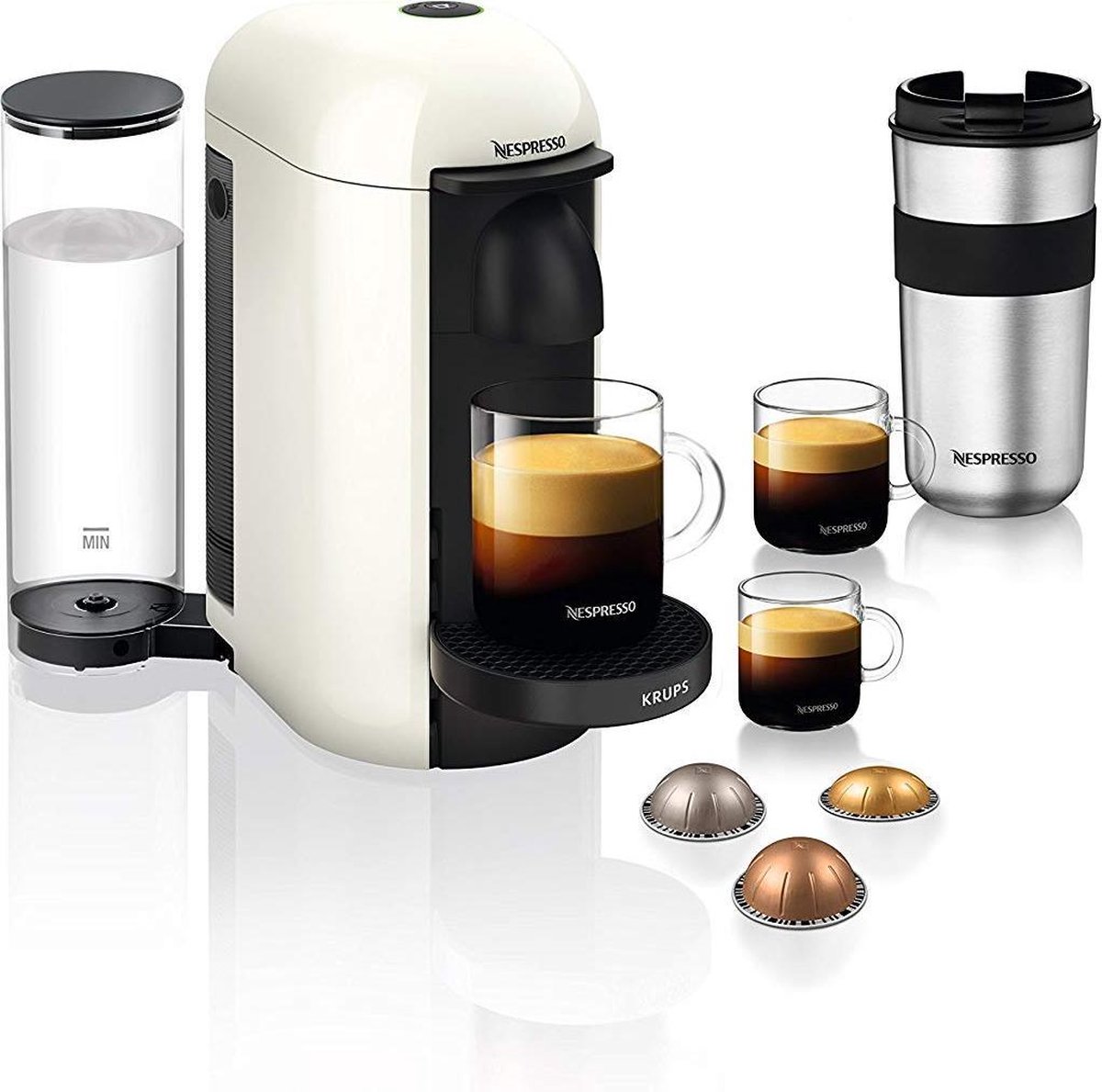 Krups YY3916FD Machine à café Nespresso Vertuo + Plus capsules Espresso  Lungo mug Alto... | bol.com
