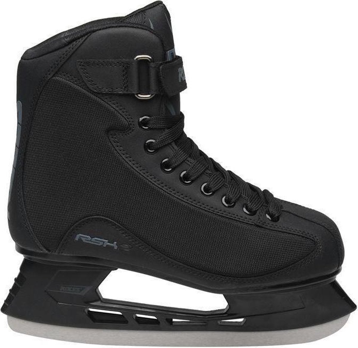 Roces – RSK 2 – IJshockeyschaatsen – Schaatsen Heren – Zwart – Stevige Constructie & RVS IJzer – Maat EU 46