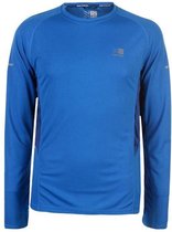 Karrimor Hardloop shirt lange mouw - Runningshirt - Heren - Cobalt blauw - XXL